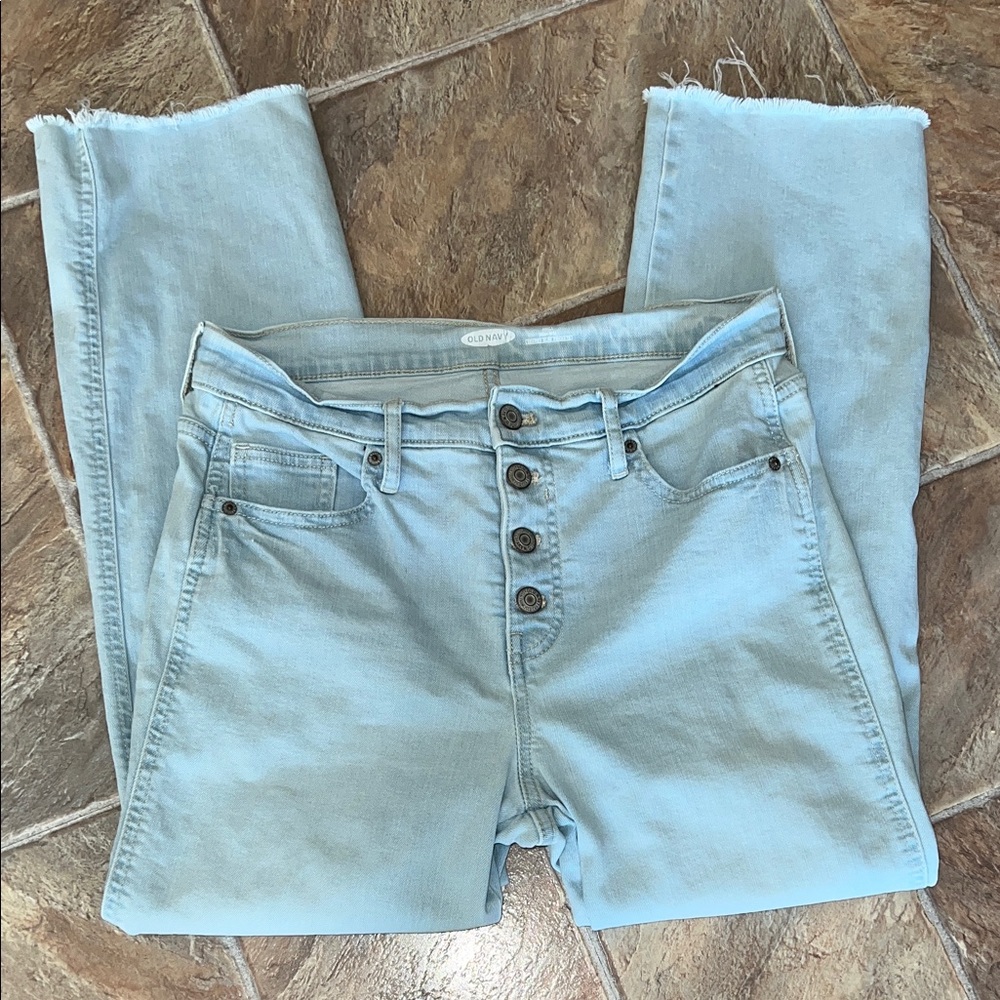 Old Navy High-Rise Crop Flare Jeans
